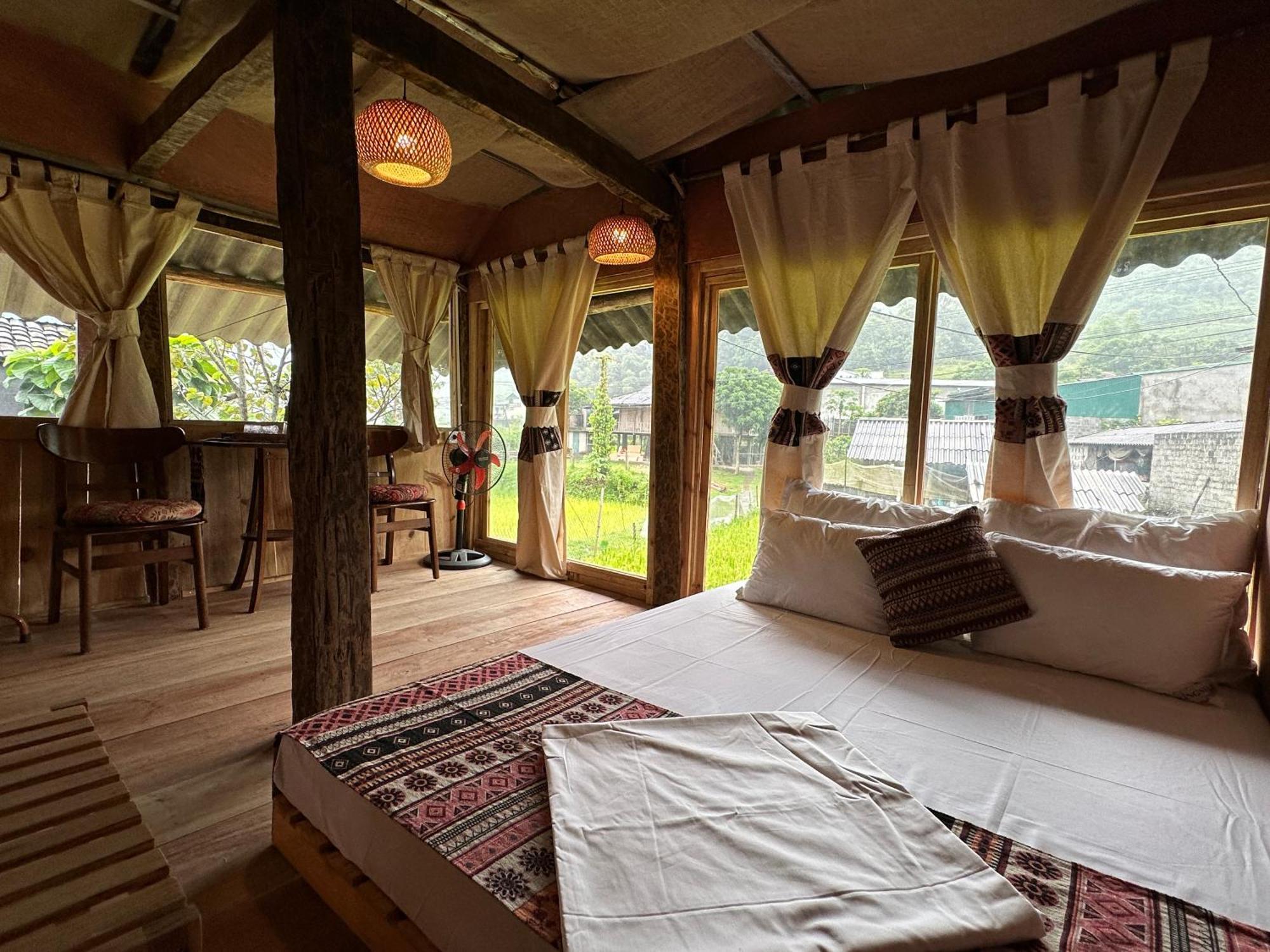 Du Gia Thu'S Homestay Lang Cac Exterior foto